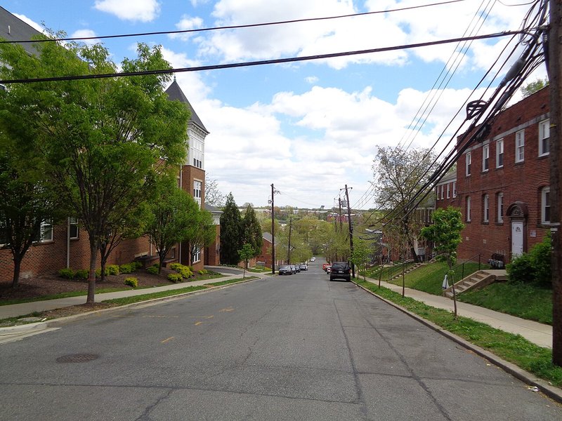 Street scene in Congress Heights, Southeast Washington, D.C.