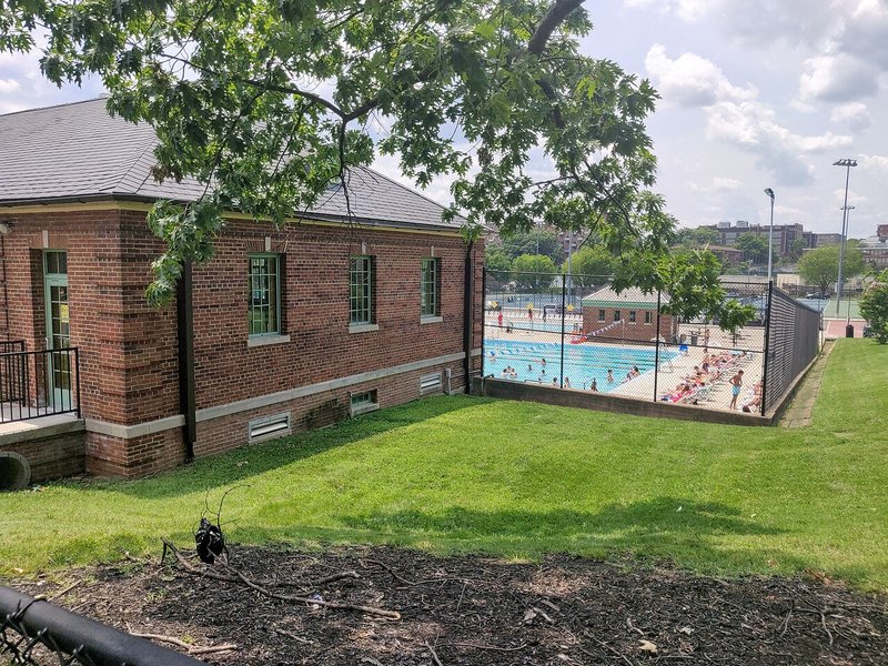 Outdoor public swimming pool in Washington, D.C.