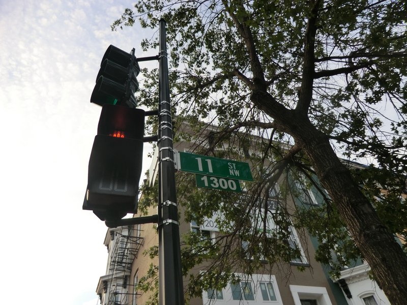 11th Street NW street sign in Washington, D.C.