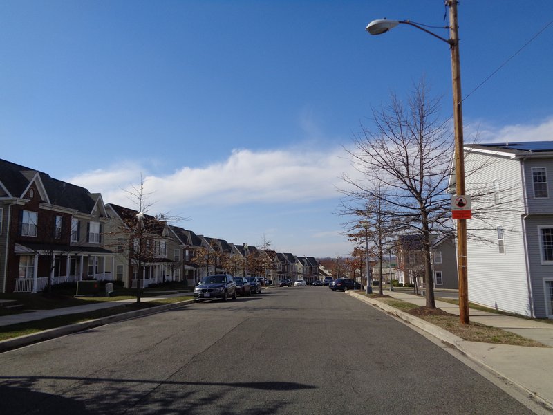 A residential street in Washington’s Capitol View neighborhood