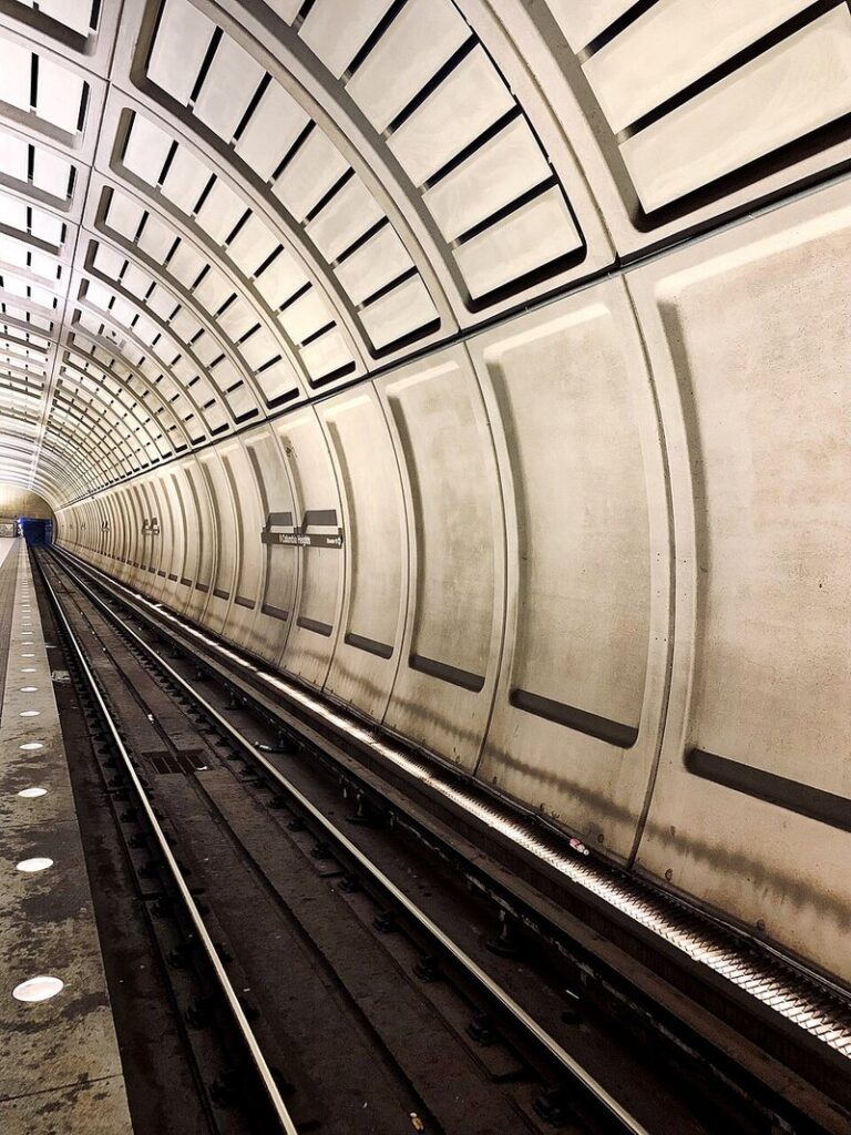 Columbia Heights Metro station entrance in Washington, D.C.