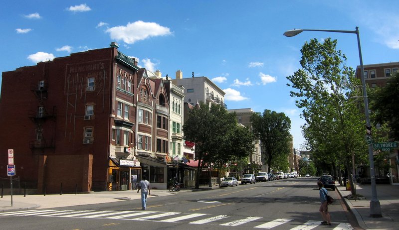 The 1800 block of Columbia Road NW in Adams Morgan, Washington, D.C.