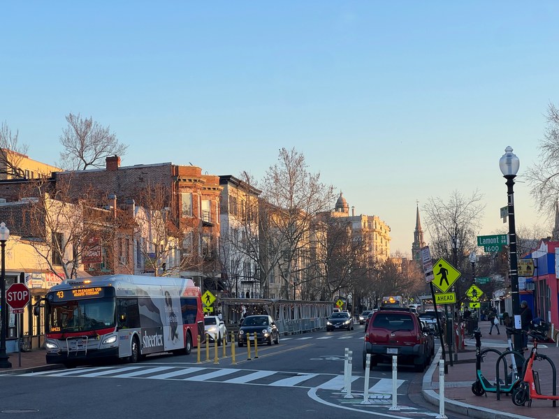 Mount Pleasant neighborhood street in Washington, D.C.