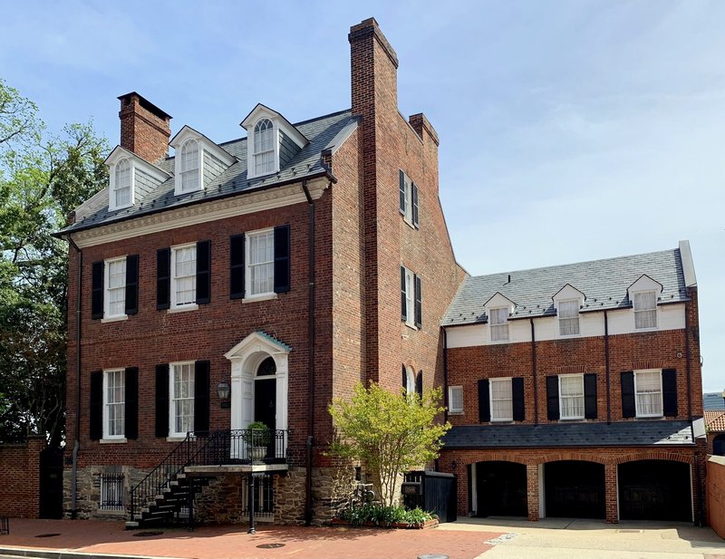 Historic Prospect House on Prospect Street NW in Georgetown, Washington, D.C.