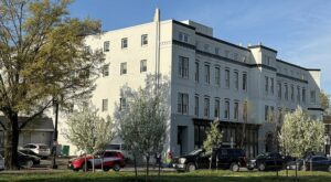 Representative view of a historic building on Pennsylvania Avenue SE in Washington, D.C.; not the reported crime scene.