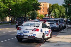 Metropolitan Police Department patrol cars in Washington, D.C.