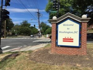Southern Avenue at Suitland Road near the Washington, D.C., boundary