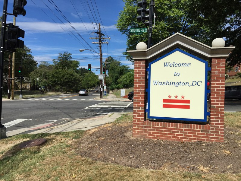 Southern Avenue at Suitland Road near the Washington, D.C., boundary