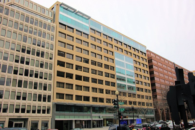 Office buildings in the 1100 block of Vermont Avenue NW in Washington, D.C.
