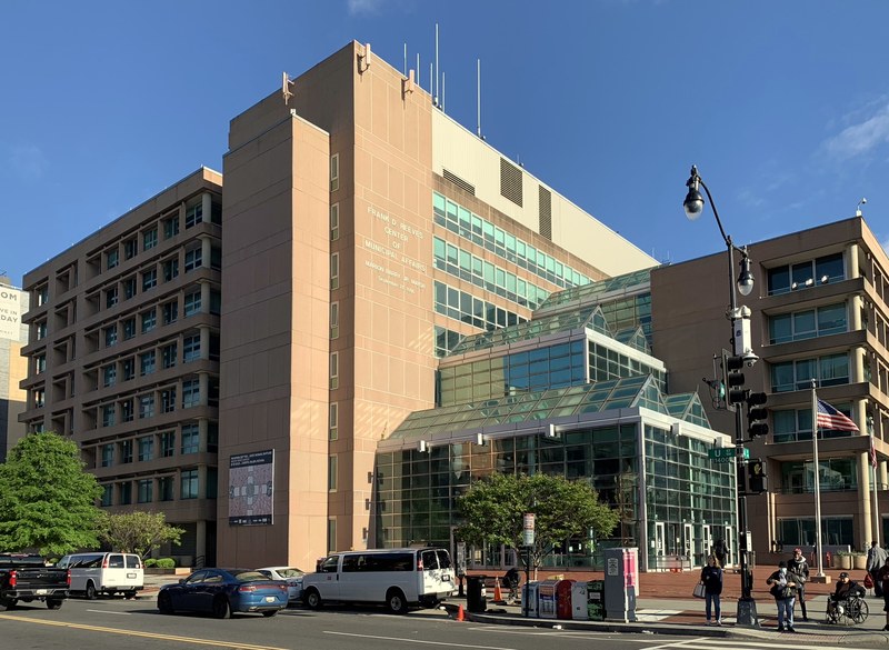 Frank D. Reeves Municipal Center at 14th and U streets NW in Washington, D.C.