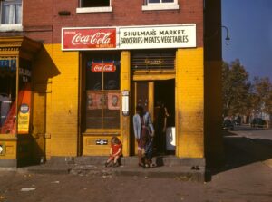 Historic street scene in Southwest Washington, D.C.