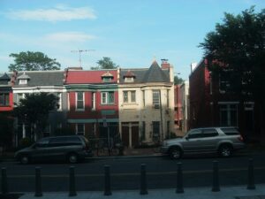 Capitol Hill rowhouses in Washington, D.C., used as a representative neighborhood image