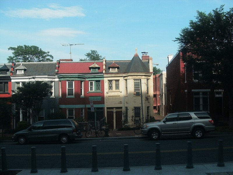 Capitol Hill rowhouses in Washington, D.C., used as a representative neighborhood image