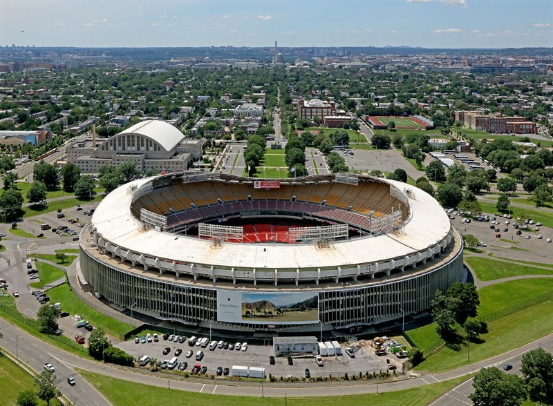 Historic view of RFK Stadium in Washington, D.C.